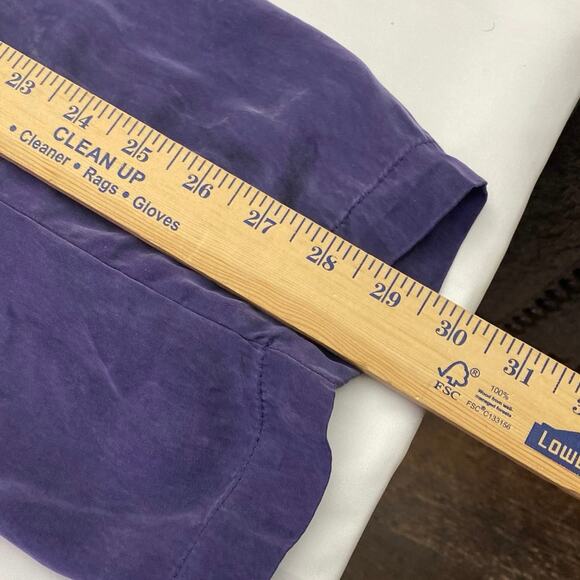 Chicos Private Edition Pants Womens 2 Slinky Purple Pull On Pants Stretch Waist - Picture 10 of 12